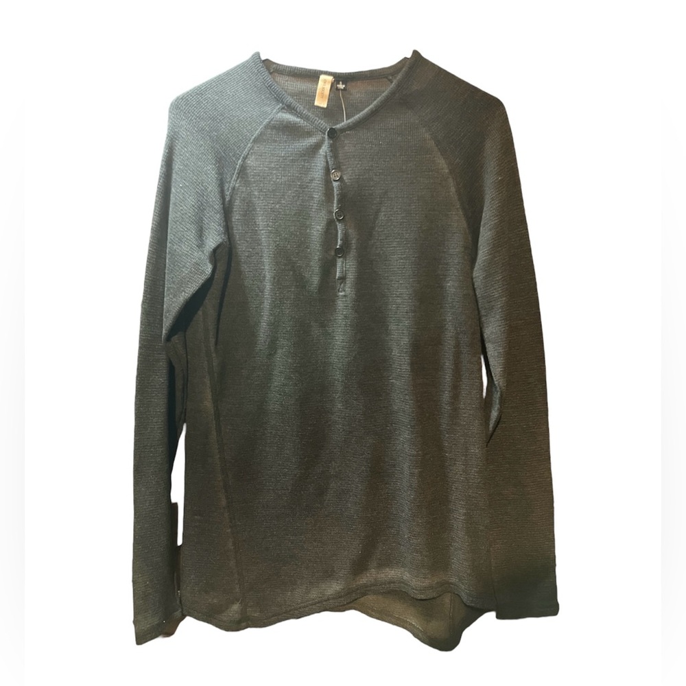 Hogen Hacchi | Knit Long Sleeve Henley